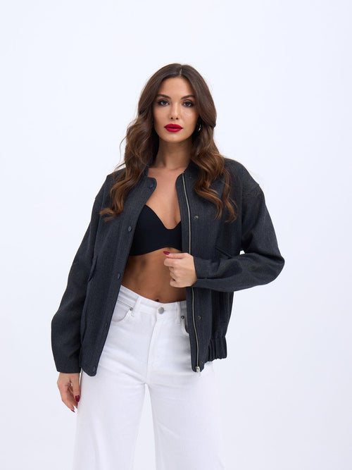 6657 JACKET-SMOKE