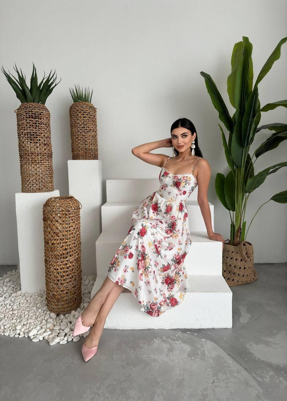 Venota Midi Elbise