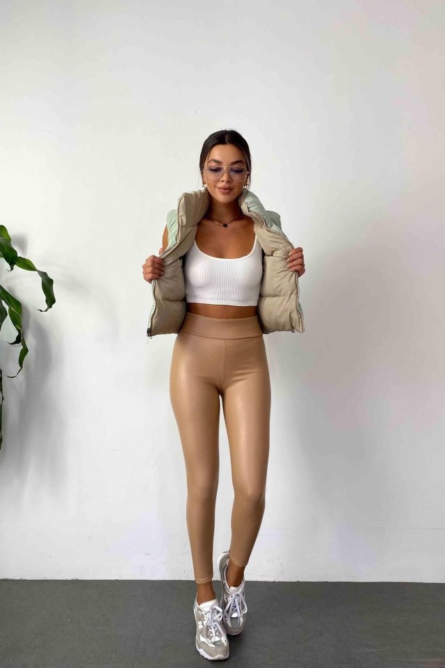 Women's High Waisted Fleece Lined Slimming Leggings (Clearance Item)