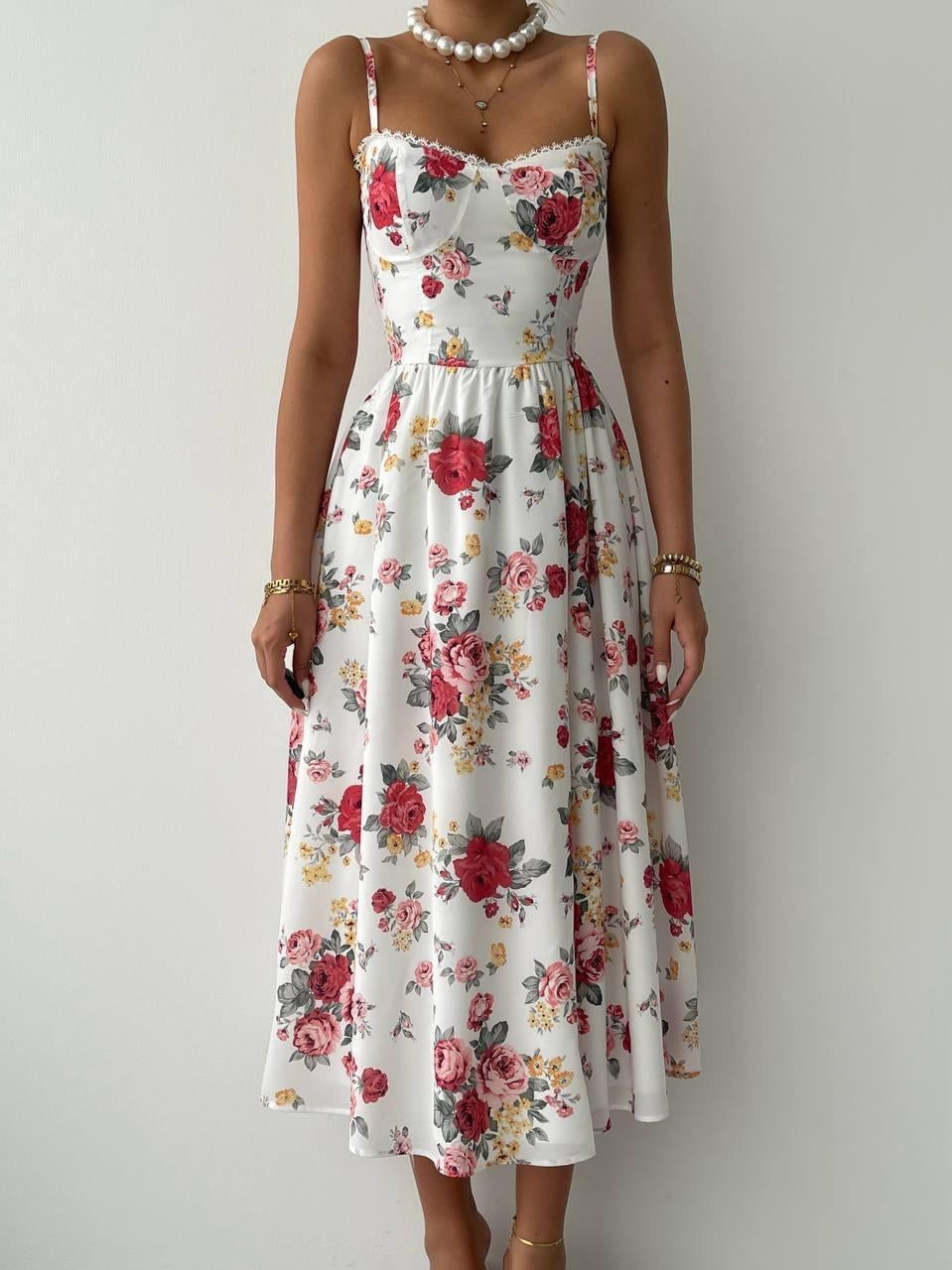 Venota Midi Elbise