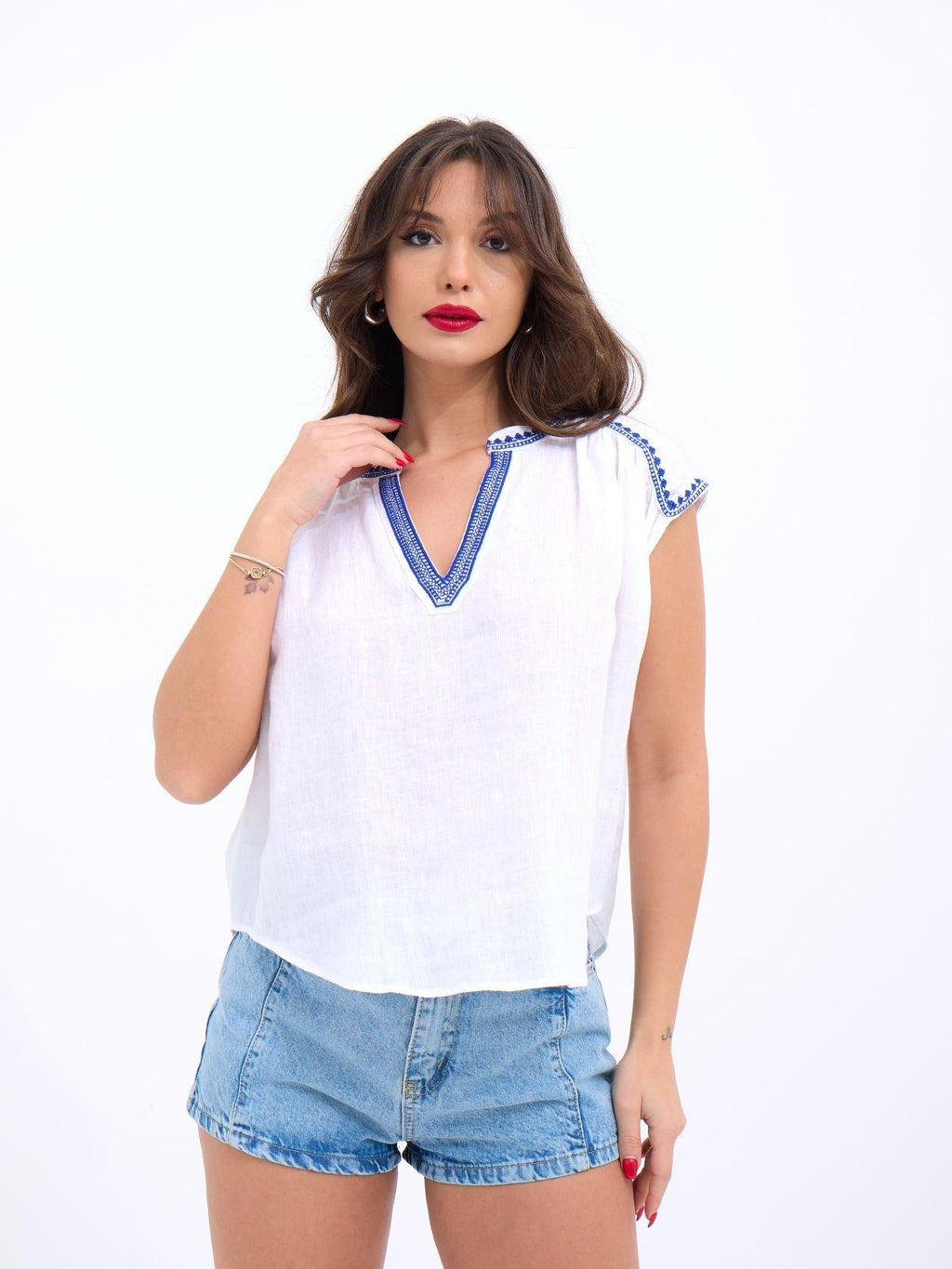 7162 BLOUSE-WHITE