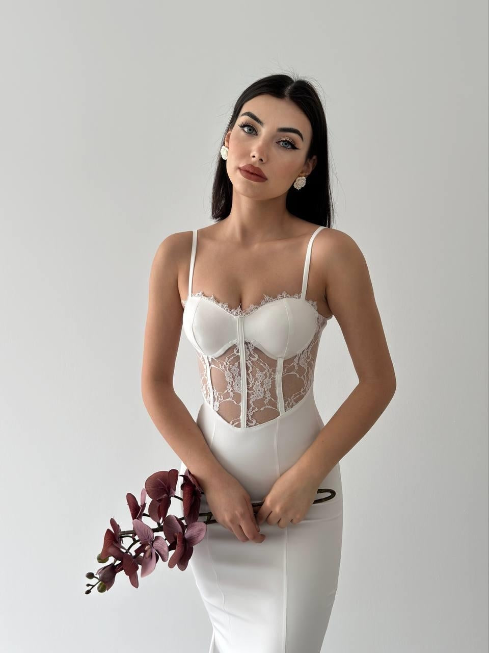 Begonia İp Askılı Elbise