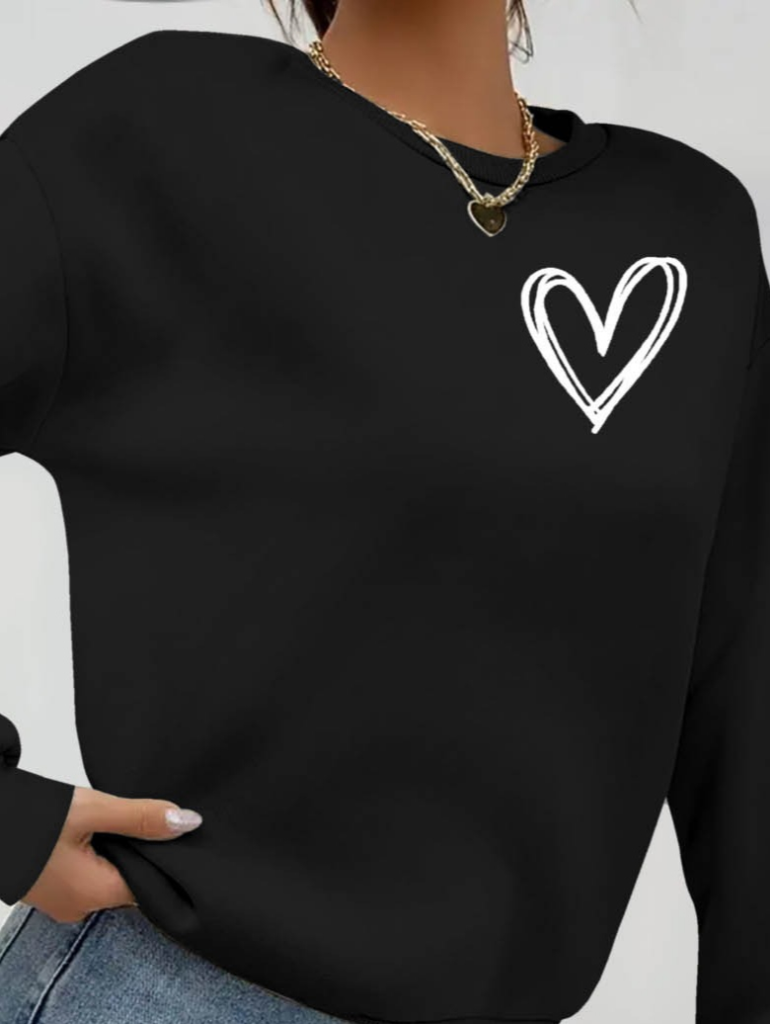 Women's Long-Sleeved Crew Neck Viscose Two-Yarn Blouse
