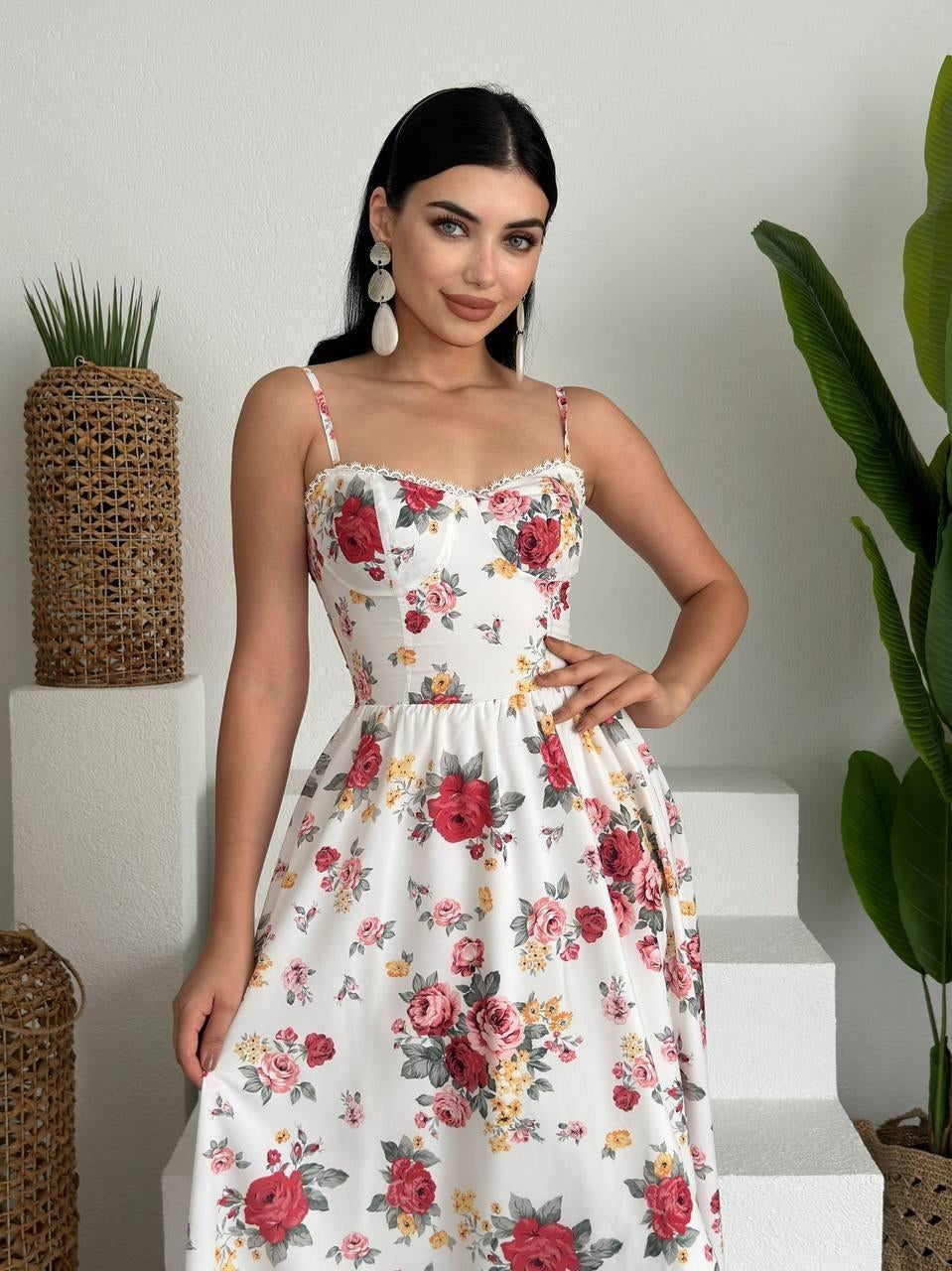Venota Midi Elbise