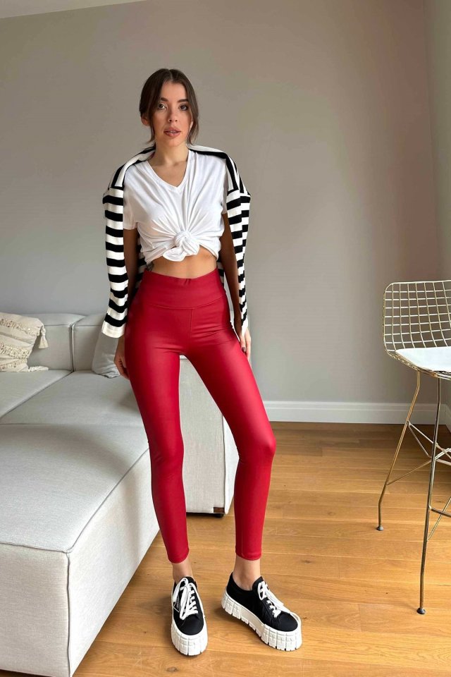 Women's High Waisted Fleece Lined Slimming Leggings (Clearance Item)