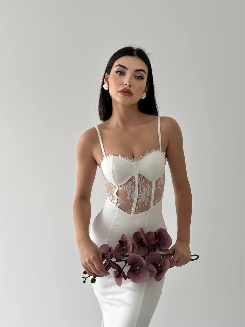 Begonia İp Askılı Elbise
