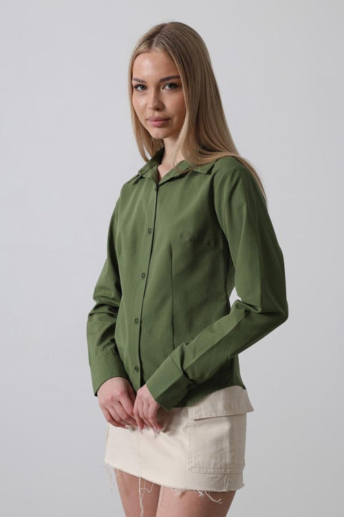 Basic Shirt - Dark Khaki