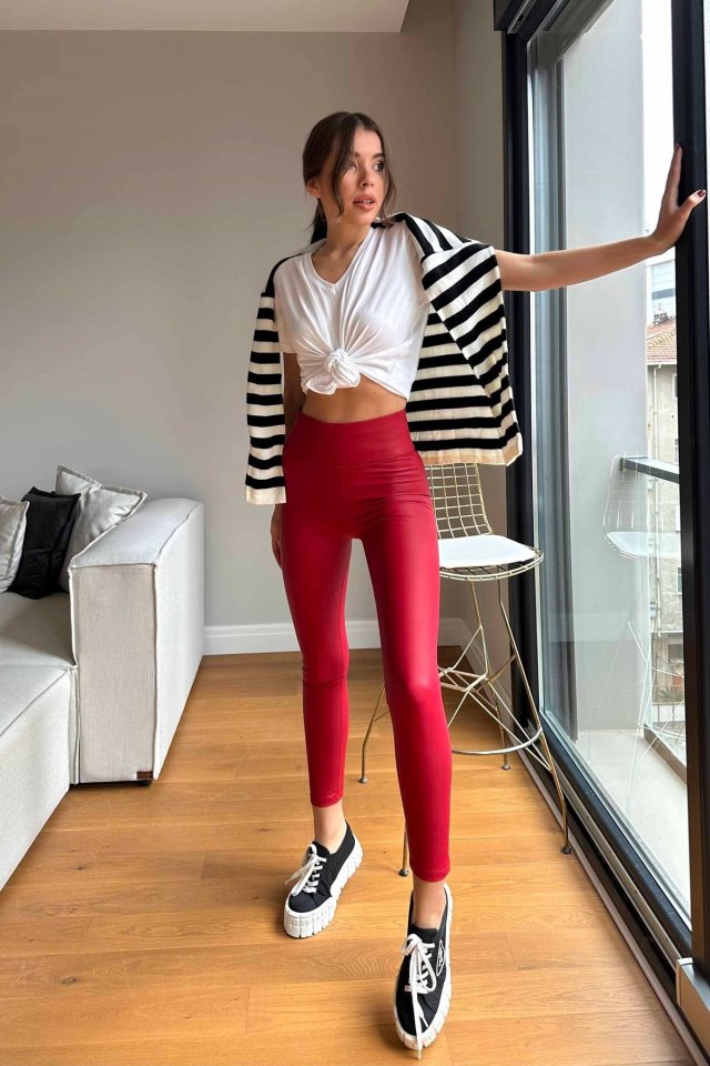 Women's High Waisted Fleece Lined Slimming Leggings (Clearance Item)