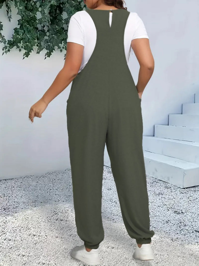 Kadın Askılı Halter Yaka şalvar Tulum