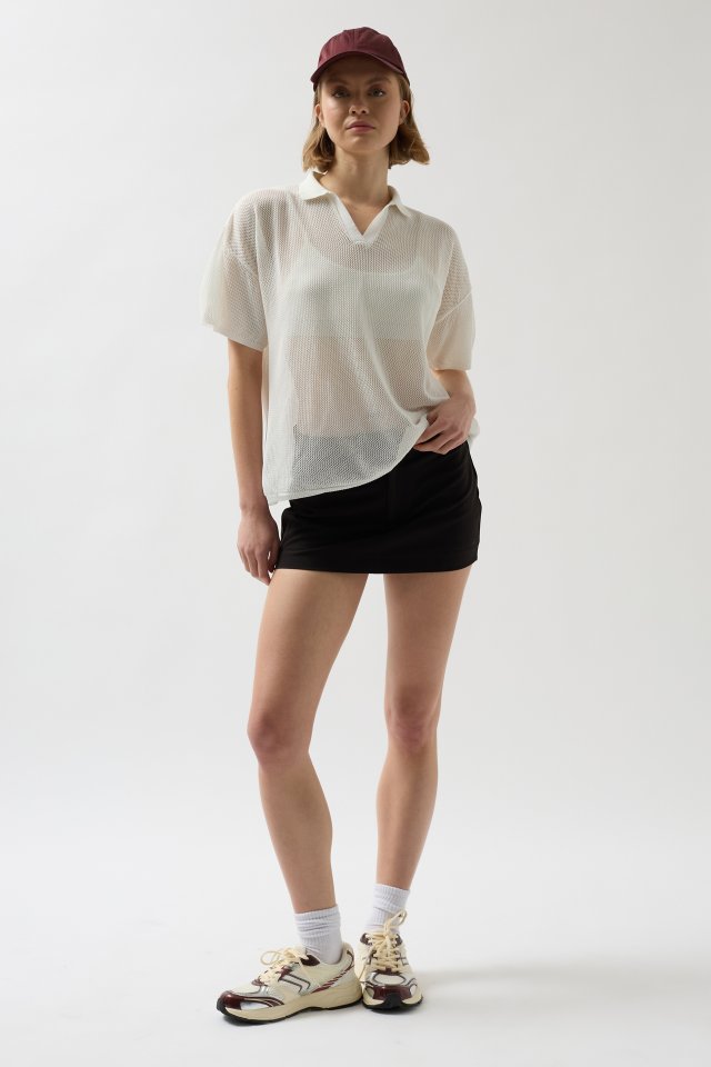 Polo Yaka TransparanT-Shirt