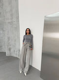 Sante Striped Belted Palazzo Trousers