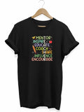 24 Kasım Öğretmenler Günü Baskılı T-shirt - Siyah
