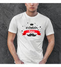 Babalar Günü Baskılı T-shirt - Beyaz