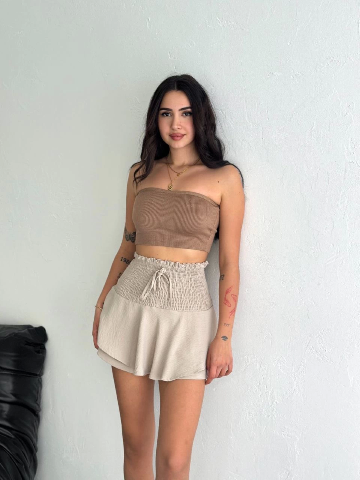Aerobin Skort - Beige