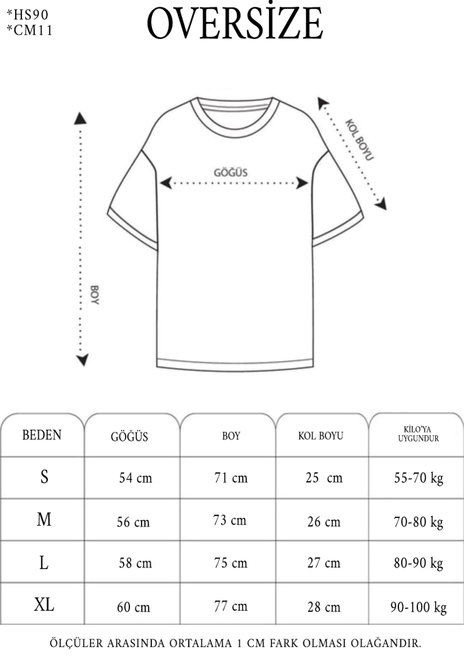 Unisex Yarım Fermuarlı Baskılı T-Shirt - Beyaz