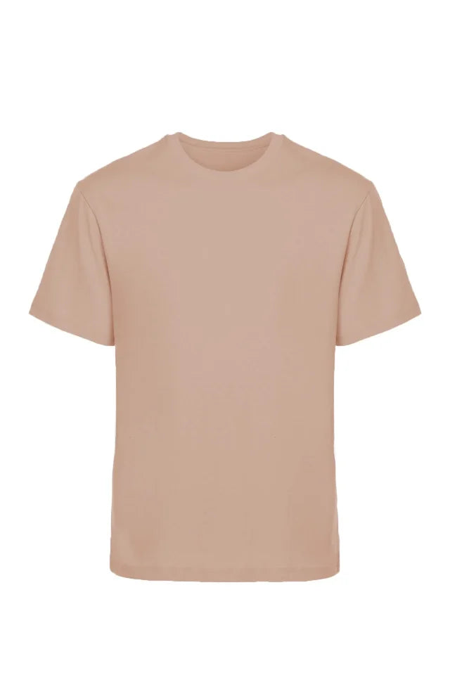 Tişört Tasarla T-Shirt 20/1 Kumaş - Bej