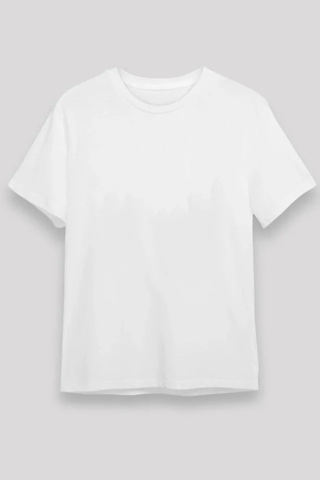 Arka 24/1 Düz Oversize T-shirt - Beyaz