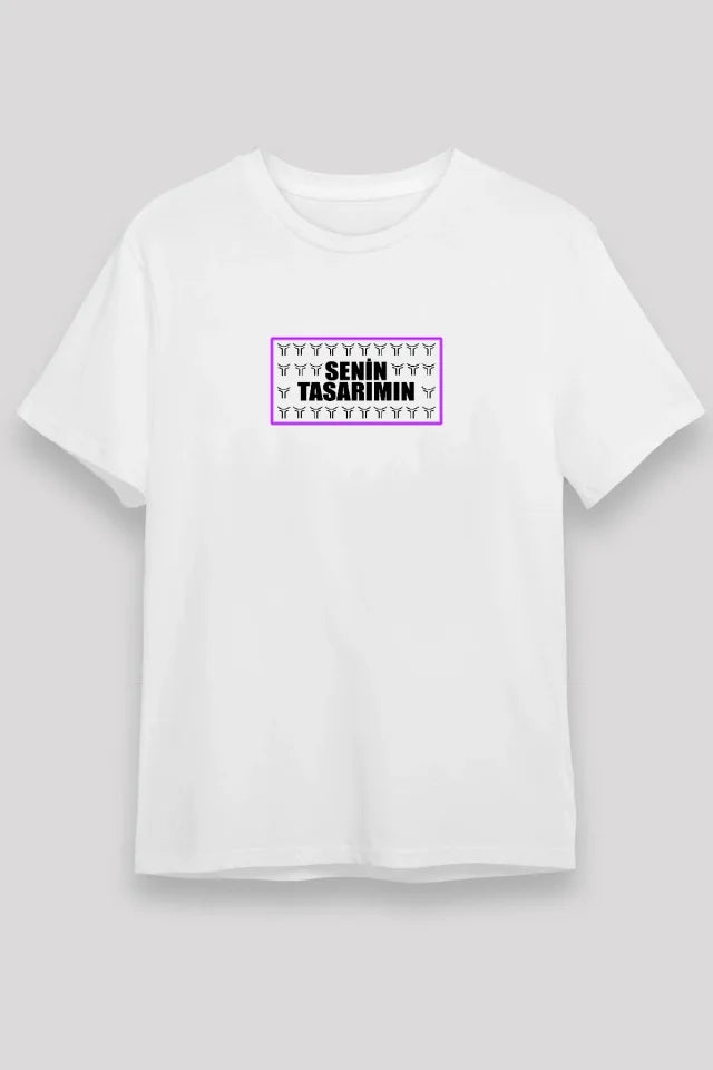 Ön 24/1 Düz Oversize T-shirt - Beyaz