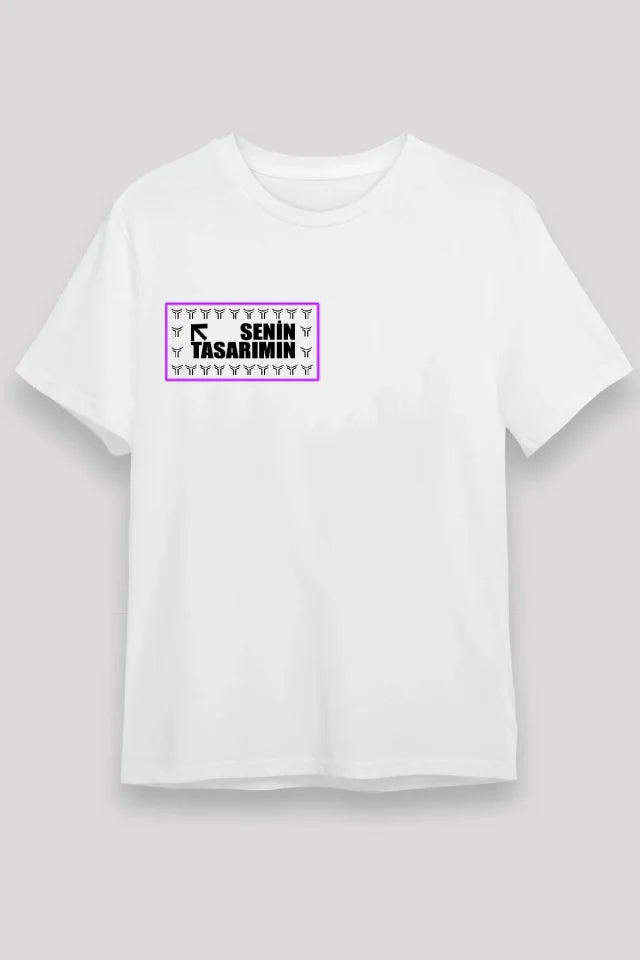 Ön 24/1 Düz Oversize T-shirt - Beyaz
