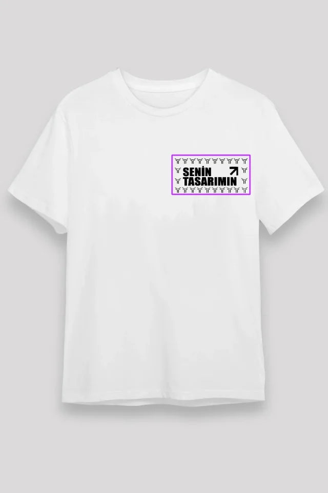 Ön 24/1 Düz Oversize T-shirt - Beyaz