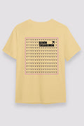 Arka 24/1 Düz Oversize T-shirt - Bej