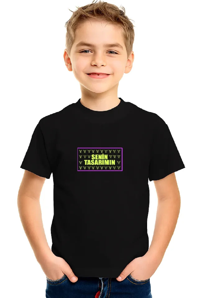 Ön Çocuk Basic Tshirt - Siyah