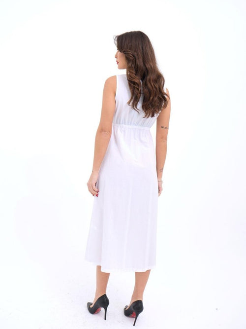 6510 DRESS-WHITE