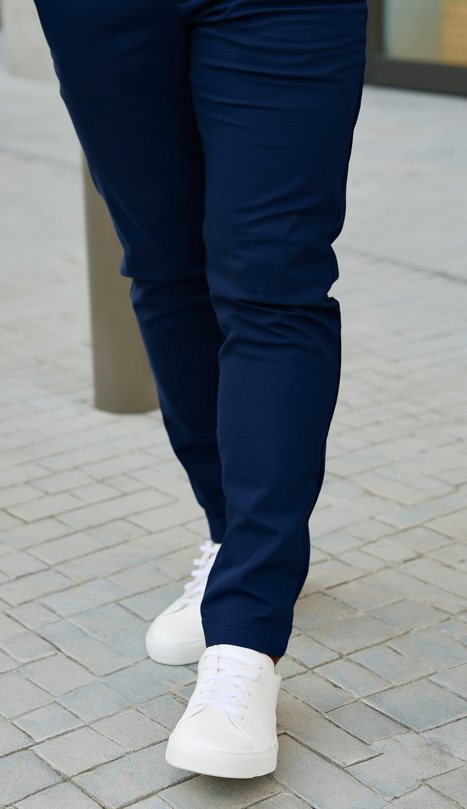 Erkek Cepli Slimfit Atlas Pantolon