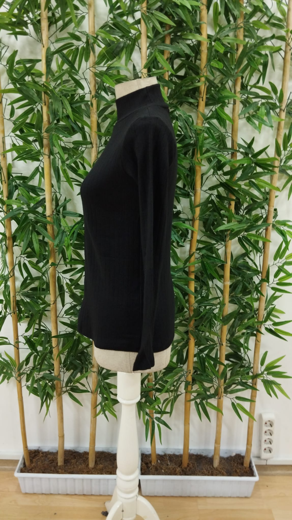 Kadın Uzun Kollu Balıkçı Yaka şardonlu Kaşkorse Bluz