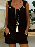 Women's Sleeveless V-Neck Eyelet Detail Blouse and Short Aerobin Two-Piece Set